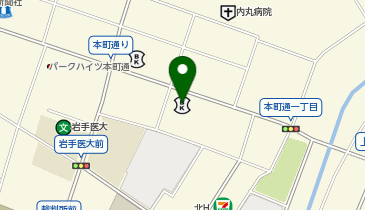 盛岡信用金庫山岸支店の地図画像
