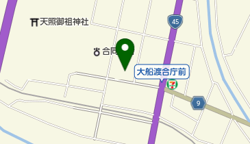 JAおおふなと猪川支店の地図画像