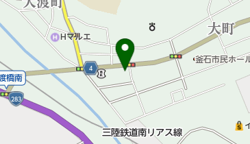 JAいわて花巻釜石支店の地図画像