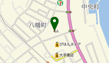 JA新いわて山田支所の地図画像