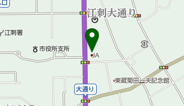 JA江刺岩谷堂支店の地図画像
