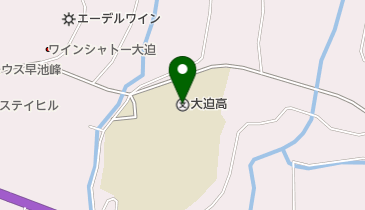 岩手県立大迫高校の地図画像