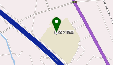 岩手県立金ケ崎高校の地図画像