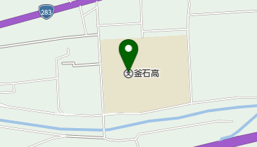 岩手県立釜石高校の地図画像