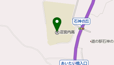岩手県立沼宮内高校の地図画像