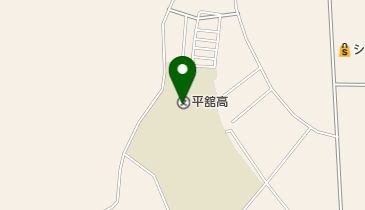 岩手県立平舘高校の地図画像