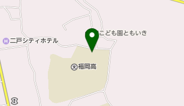 岩手県立福岡高校の地図画像