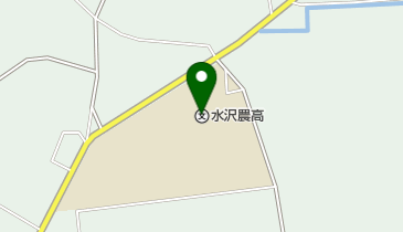 岩手県立水沢農業高校の地図画像