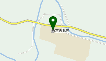 岩手県立宮古北高校の地図画像