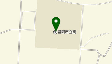 盛岡市立高校の地図画像