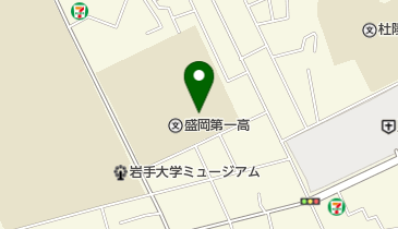 岩手県立盛岡第一高校の地図画像