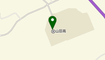 岩手県立山田高校の地図画像