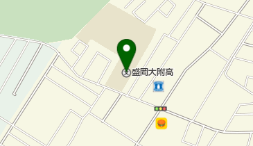 私立盛岡大学附属高校の地図画像