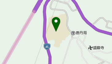 釜石市立唐丹中学校の地図画像