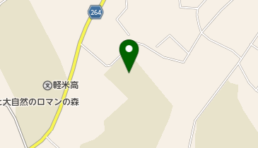 軽米町立軽米中学校の地図画像