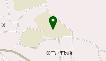 二戸市立福岡中学校の地図画像