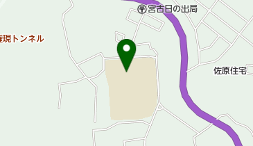 宮古市立第二中学校の地図画像