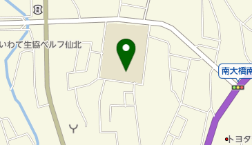 盛岡市立仙北中学校の地図画像