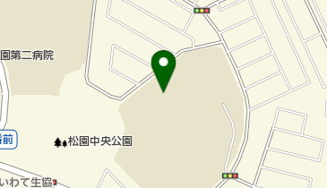 盛岡市立松園中学校の地図画像