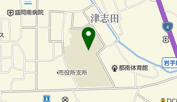 盛岡市立見前中学校の地図画像