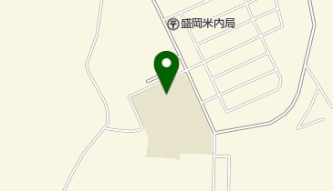 盛岡市立米内中学校の地図画像