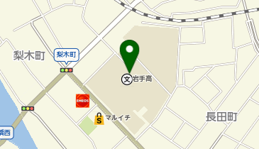 私立岩手中学校の地図画像