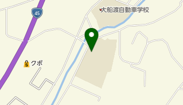 大船渡市立立根小学校の地図画像