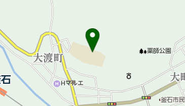 釜石市立釜石小学校の地図画像