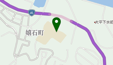 釜石市立白山小学校の地図画像