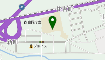 釜石市立双葉小学校の地図画像