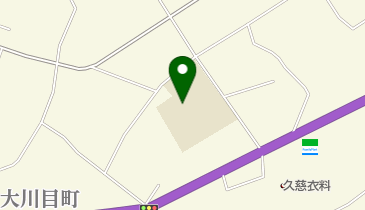 久慈市立大川目小学校の地図画像