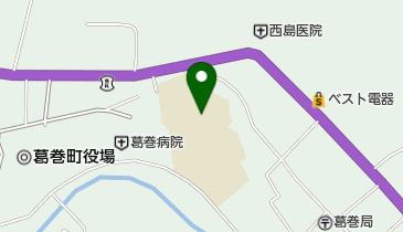 葛巻町立葛巻小学校の地図画像