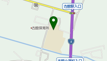 紫波町立古館小学校の地図画像