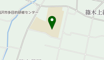 滝沢市立篠木小学校の地図画像