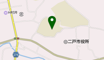 二戸市立福岡小学校の地図画像