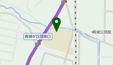 奥州市立真城小学校の地図画像