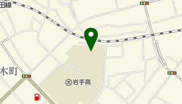 盛岡市立河北小学校の地図画像