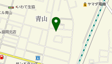 青山幼稚園の地図画像