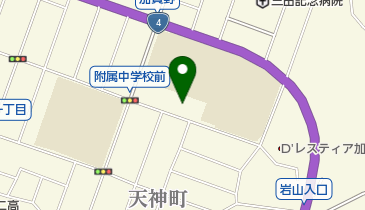 岩手大学教育学部附属幼稚園の地図画像