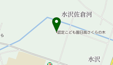 認定こども園日高さくらの木の地図画像