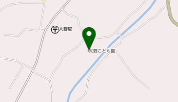 洋野町立大野こども園の地図画像