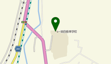 一関自動車学校の地図画像
