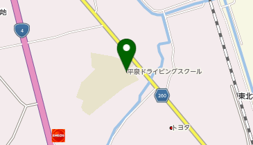 平泉ドライビングスクールの地図画像