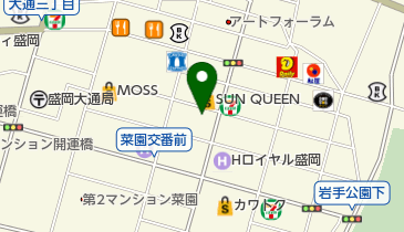 菜園調理師専門学校の地図画像