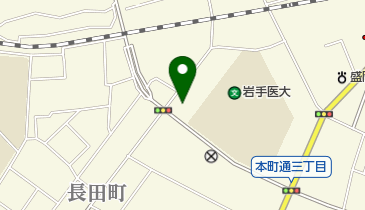 岩手看護専門学校の地図画像