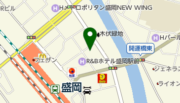 盛岡ペットワールド専門学校の地図画像