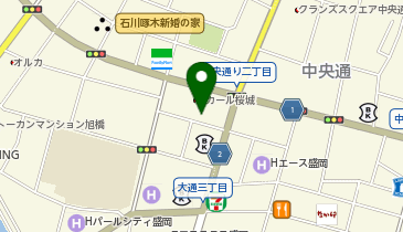 MCL盛岡医療大学校の地図画像