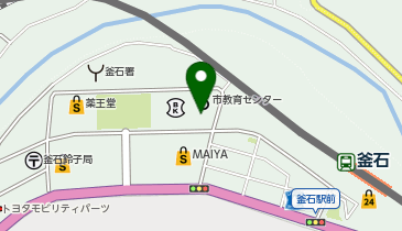 釜石市国際外語大学校の地図画像