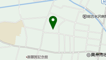 水沢保育園の地図画像