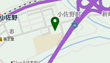 小佐野保育園の地図画像